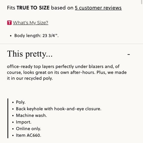 J.CREW RECYCLED POLY DRAPEY TOP - Picture 9 of 9